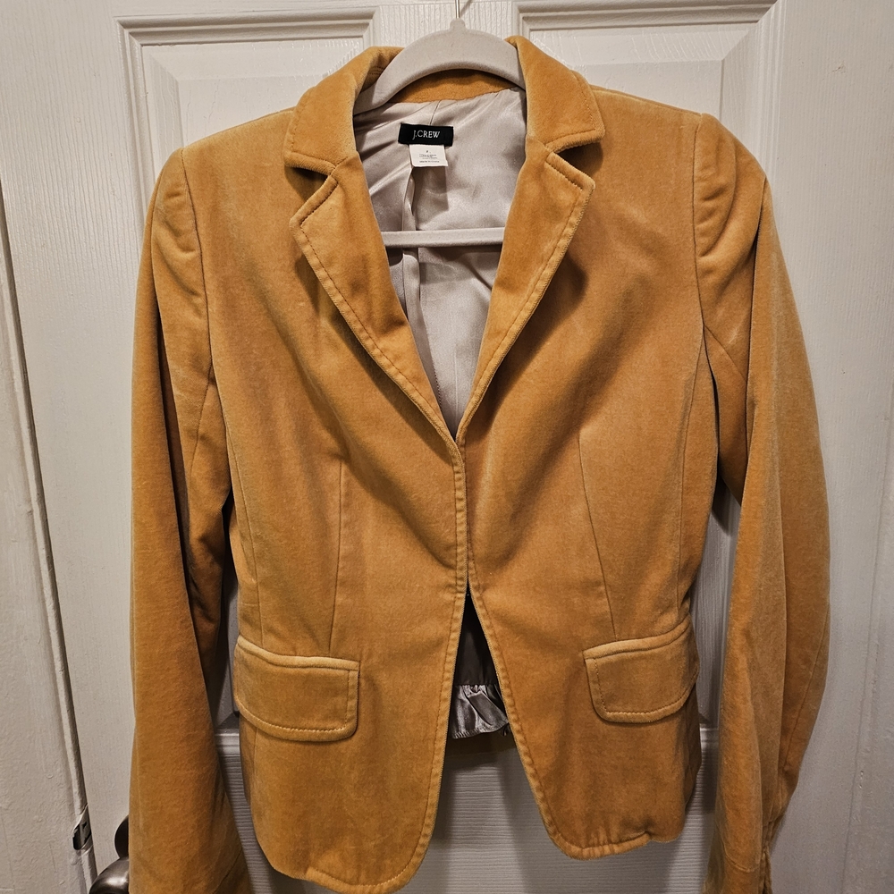 J. Crew Women's Velvet Blazer